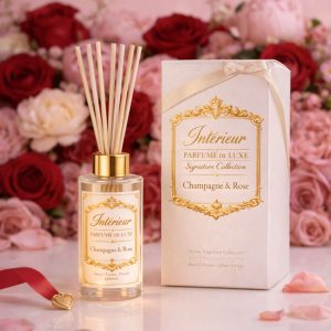 🏺 Champagne & Rose Luxury Diffuser – 200ml